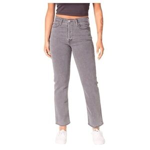 Levi’s Wedgie W27 (US 4/5) Straight Women’s Jeans Gray High Rise Button Fly